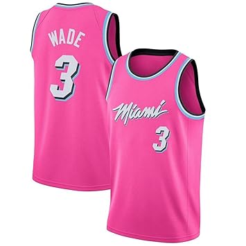 GUOJIUXIAO NBA Jersey, Calor Wade Nº 3 Uniforme Bordado Baloncesto ...