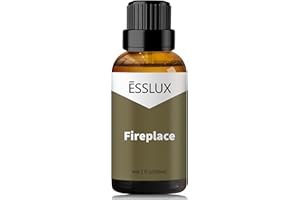 Fragrance Oil, ESSLUX Fireplace Essential Scented Oils, Christmas Winter Holiday Wood Scents Aromatherapy Oils for Home for D