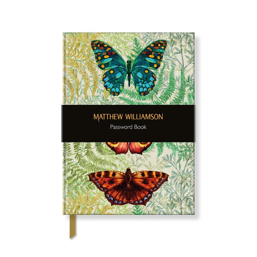 Museums & Galleries Matthew Williamson - Butterfly Ferns Password Book - PSW116