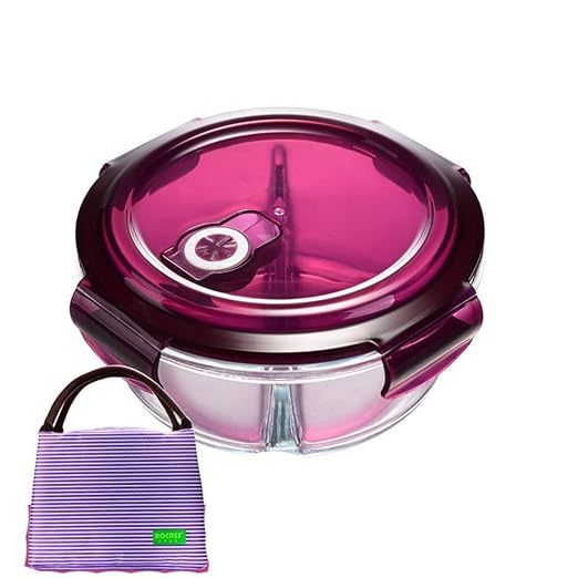 iHouse Caja de Almuerzo de Compartimiento de Vidrio Resistente al ...