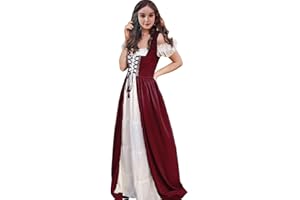 Abaowedding Renaissance Costume Women Medieval Dress Renaissance Pirate Irish Ren Faire Dresses