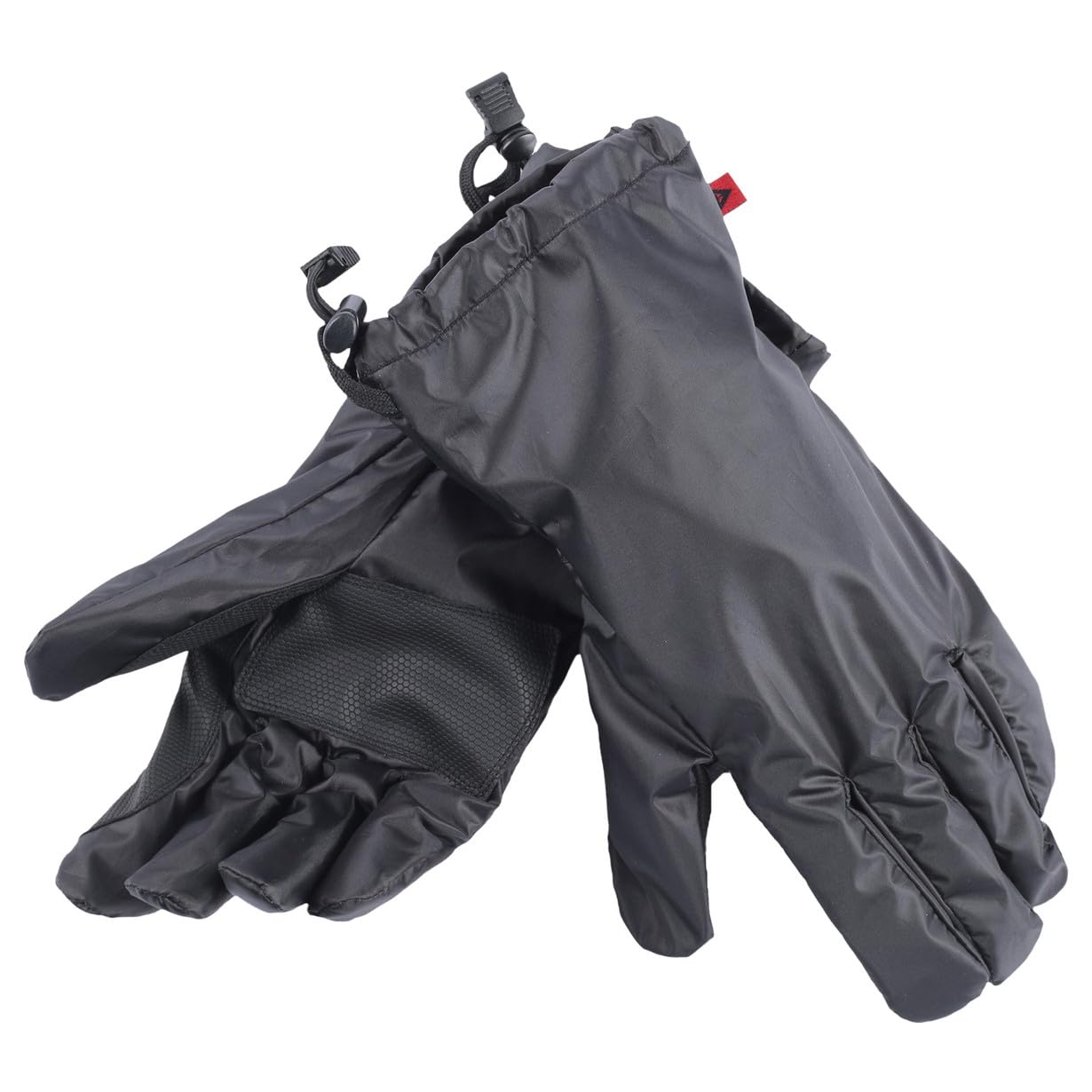 Dainese - Rain Overgloves, Protect from Water, Rainproof Glove Covers with Waterproof Coating, Nylon Case for Motorbike and Scooter Gloves, Zip Closure, Black