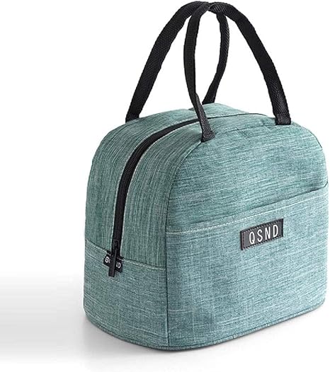 Amazon Mercie ランチバッグ 小さめ 保冷バッグ お弁当 お弁当袋 かわいい お弁当バッグ おしゃれ ファスナ付き ポッケト付き アルミシート 撥水加工 断熱素材 丸洗い 男女兼用 保冷 保温 通勤 通学 運動会 4色 グリーン ランチバッグ ランチ巾着 ランチベルト