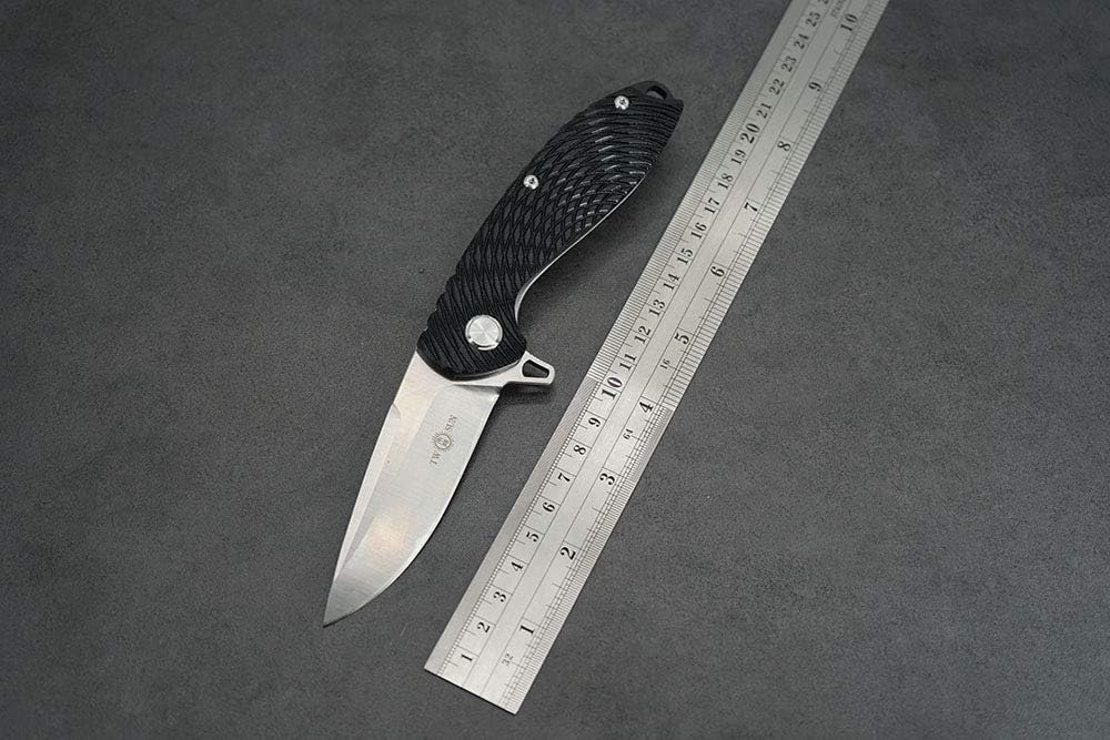 TwoSun G-10 Handle D2 Blade Ball Bearings Fast Open Pocket Folding Knife TS11-TS11