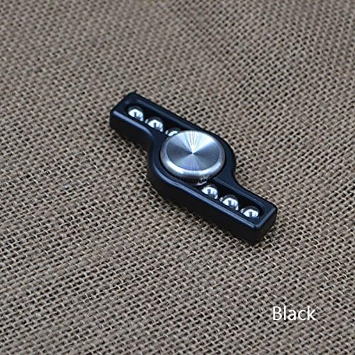 Fidget Hand Spinner with Ceramic Bearing Stress Reducing Educational Toy for Anxiety Stress Autism ADD OCD Boredom and Tension - Non-3D Printed - Cutting Edge 2017 Technology (Black)