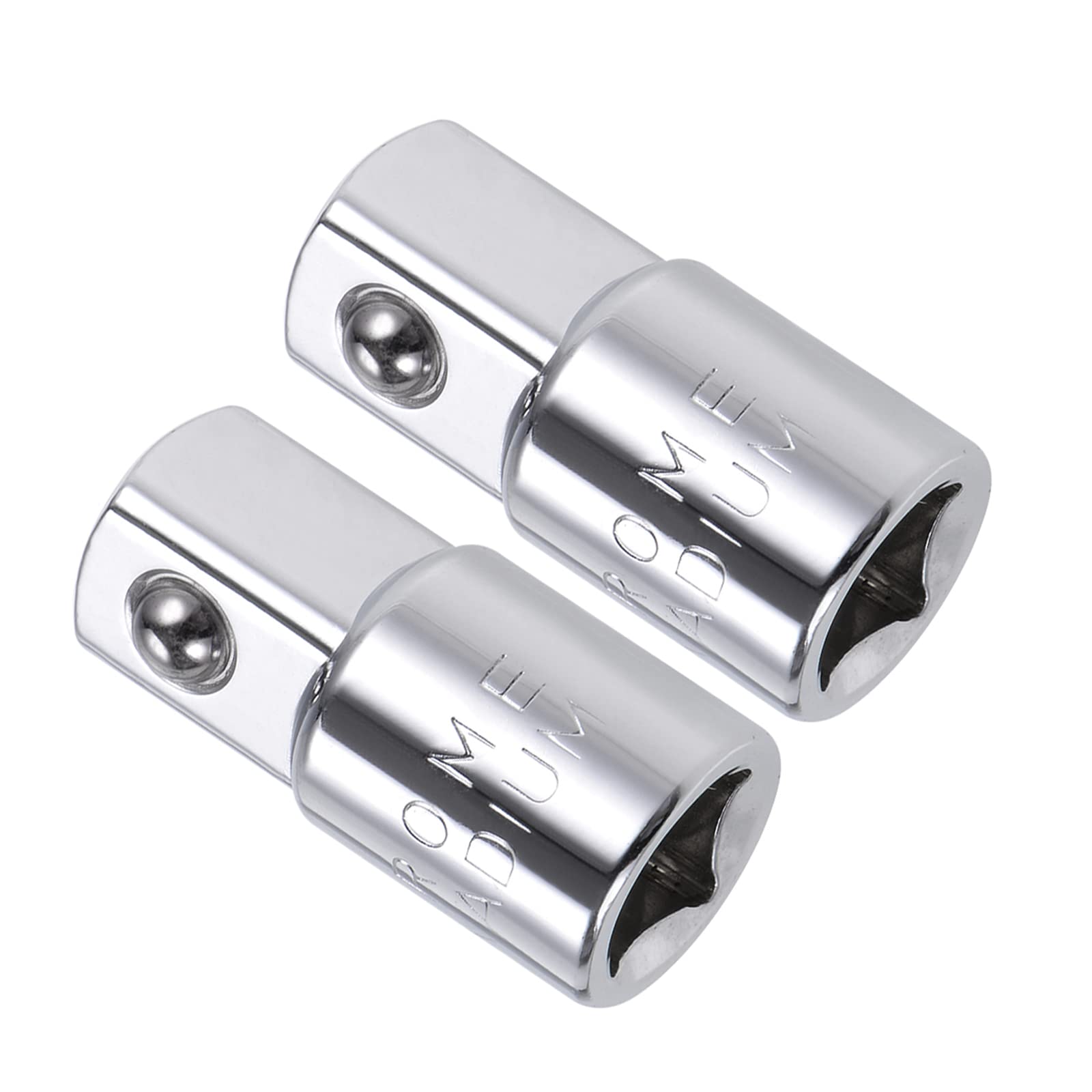 CoCud Socket Adapter, 3/8" Female to 1/2" Male CR-V Steel Driver & Wrench Tool - (Applications: for Mechanical Equipment Repair), 2-Pieces — image 1