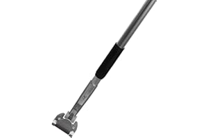 Dust Mop Handles - 6 Pack | 72" Aluminum extendable Clip-on