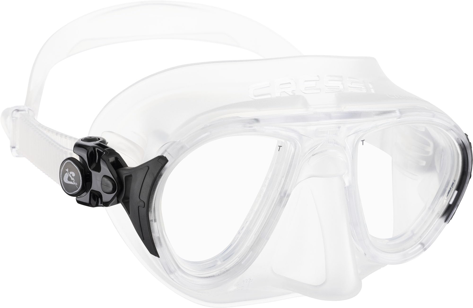 Cressi Calibro Diving Mask - Transparent, Uni
