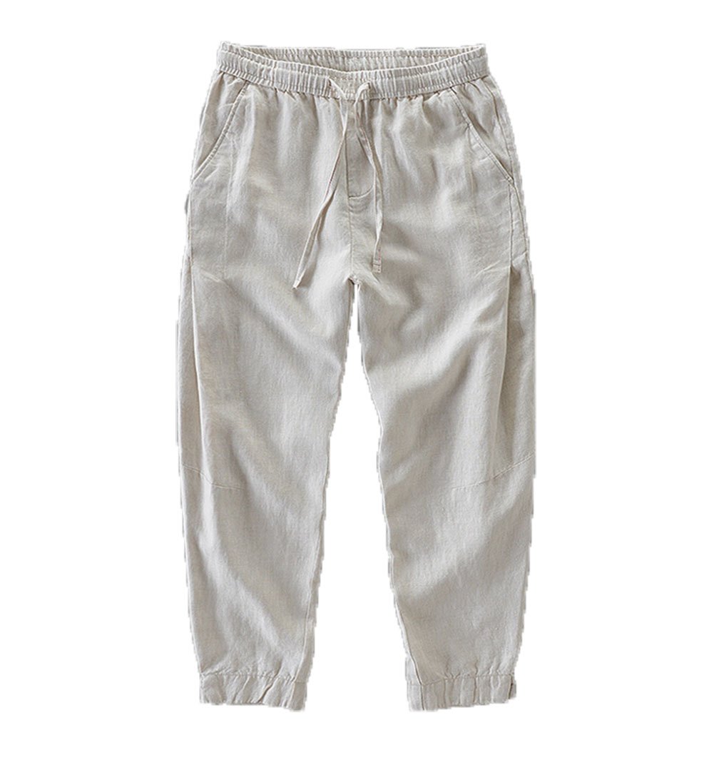 men's relaxed fit linen pants