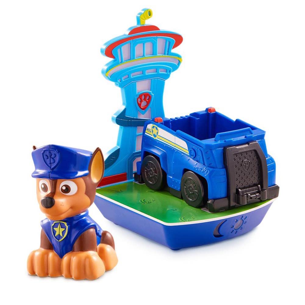 Paw Patrol Official GoGlow Dream 3 in 1 Nightlight Kids Bedside Sleep Trainer with Chase Torch and Sleep Timer