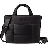 LOVEVOOK Small Tote Bags for Women, Puffer Purse and Handbags, Mini Crossbody Puffy Top Handle Shoulder Satchel Bag