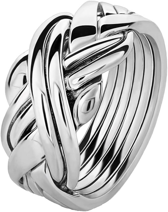 Puzzle Ring in Sterling Silver 6SU