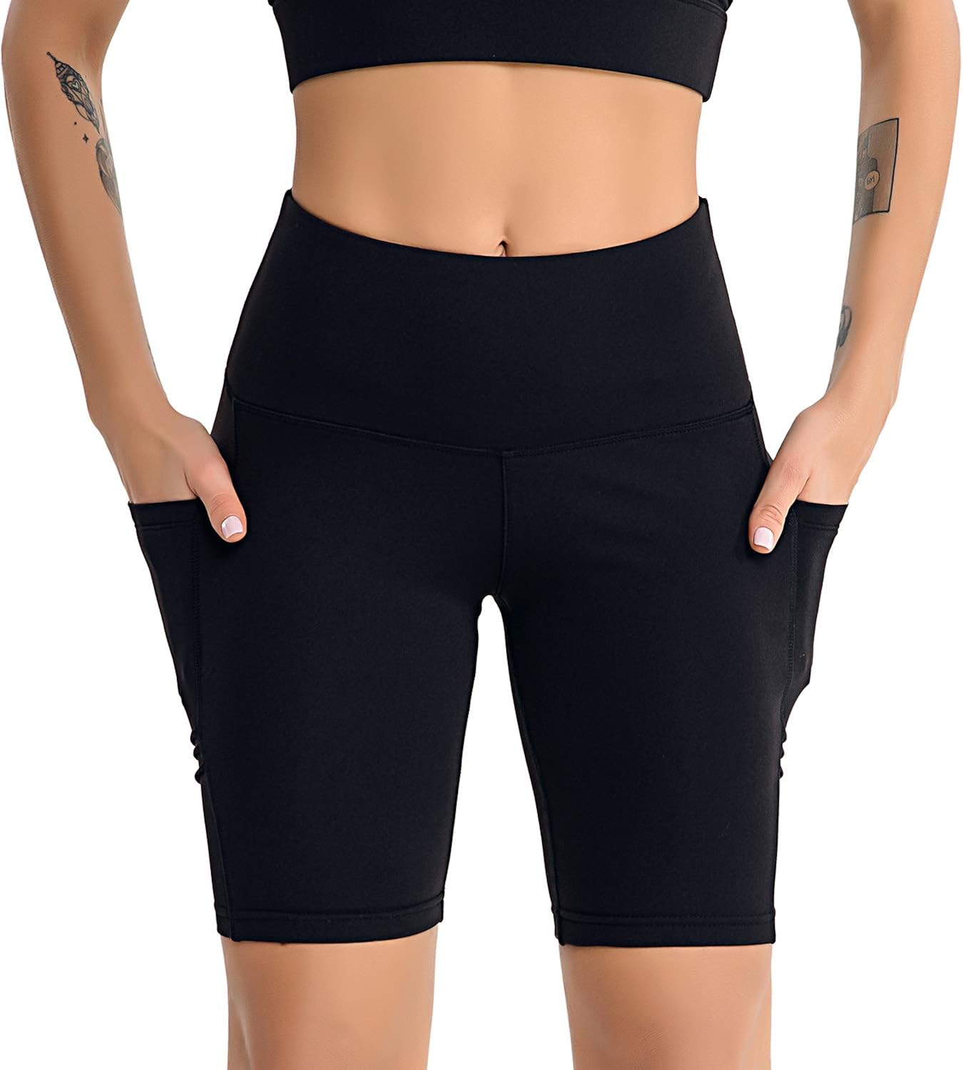 Yoga shorts with side pockets Clearance