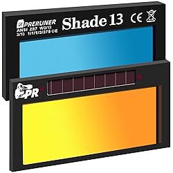 Gold Shade 13 2x4 1/4 Auto Darkening Welding