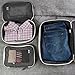 Tripley Compression Packing Cubes with Space-Saving Double Zipper, Set of 3 Durable Compression Cubes (Grey / White)