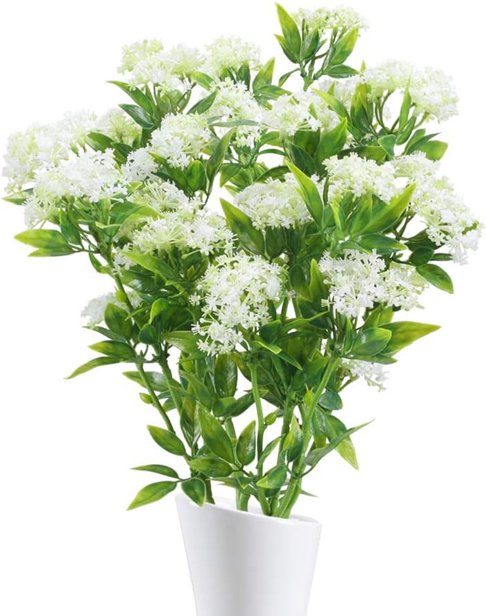 NAHUAA 4pcs Künstliche Blumen Frühling Kunstblumen Schleierkraut