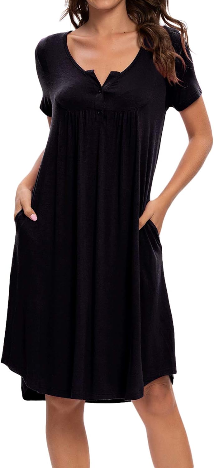 button up nightdress