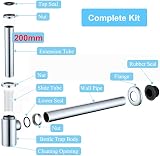Keymark Brass Bottle Trap 1 1/4 Chrome P Trap 200mm Extension Tube view 3