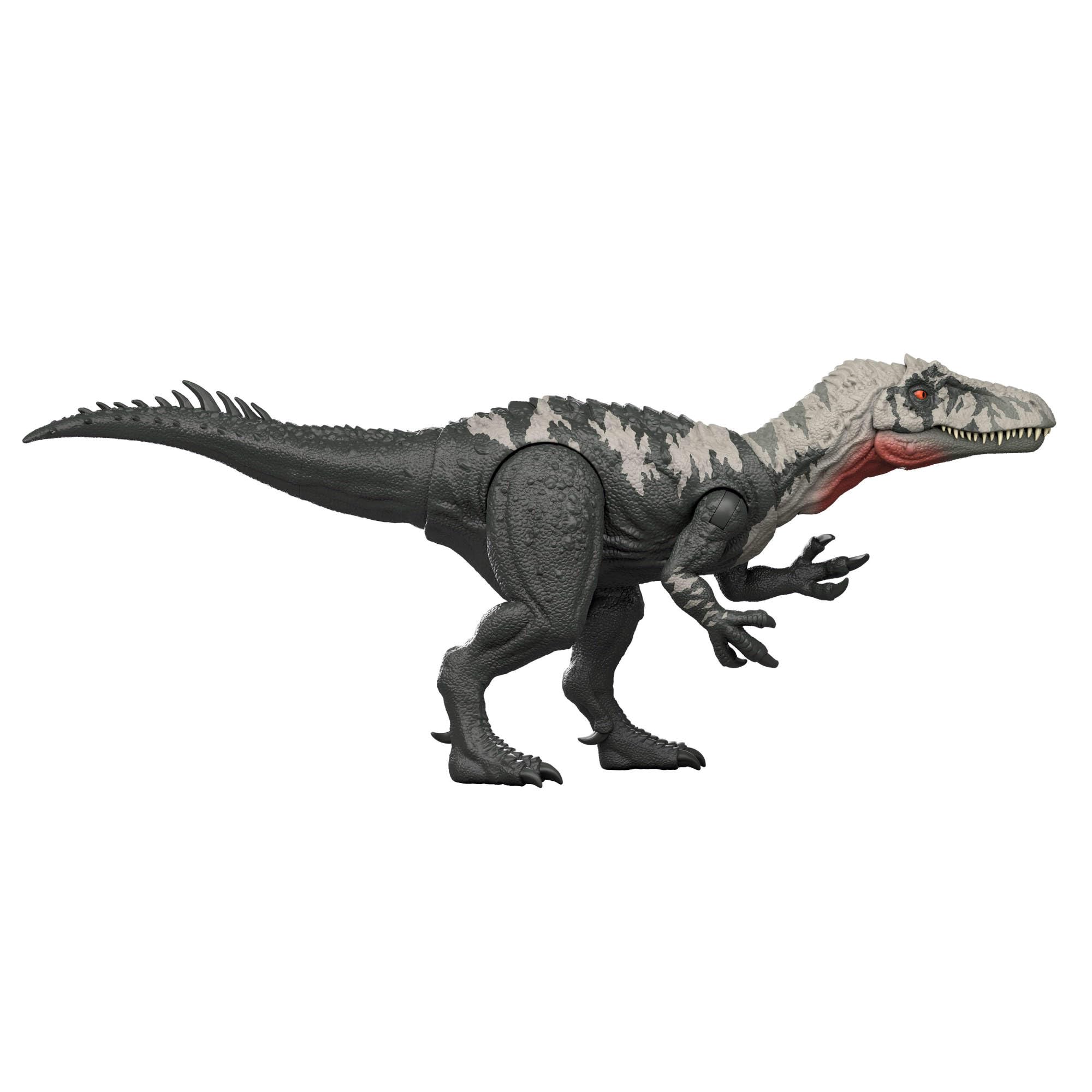 ​Mattel Jurassic World Rebirth Gigantic Thrashers Dinosaur Figure, Chilantalsaurus Large Species Toy, 2 Rampage Attacks, Digital Play, JGB95