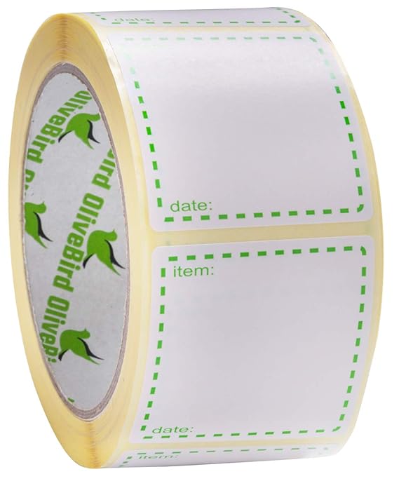 Etichette Haccp 1000 Etichette Alimentari Dissolvibili - 2 Rotoli Rosso E Blu, Per Conservazione E Ristoranti Etichette Rimovibili - Foto 8