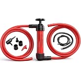 HORUSDY Multi-Use Siphon Fuel Transfer Pump Kit for Gas Oil and Liquids