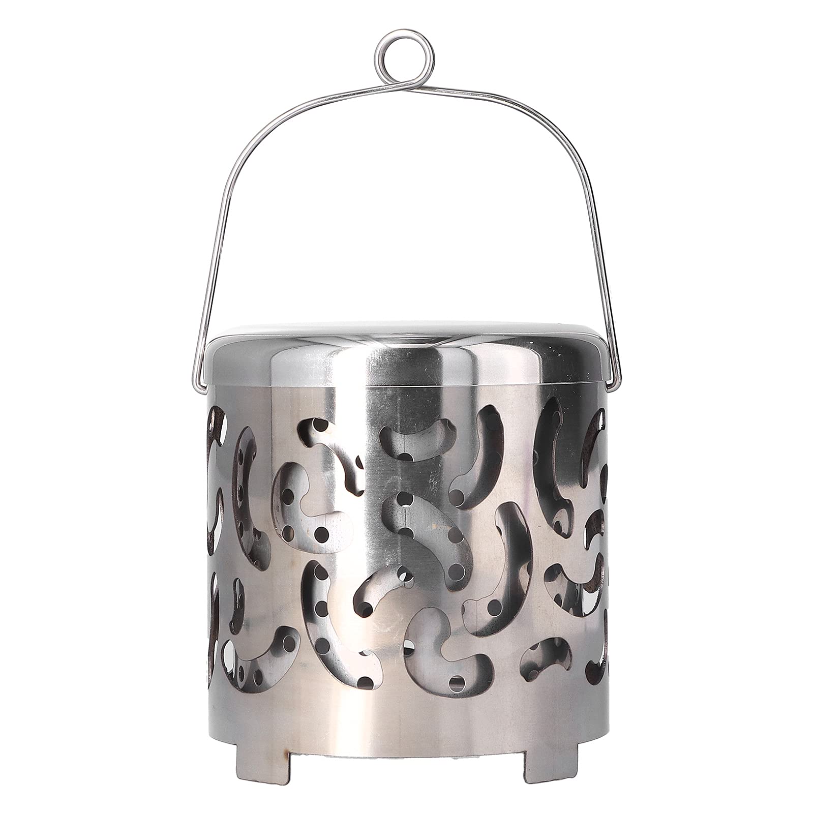 Tabletop Fire Pit, Portable Smokeless Fire Pit with Stand Stainless Steel Mini Fireplace Portable Outdoor Firepit for Camping Travel Picnic Backyard Patio Garden Decor