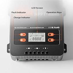 LiTime 60 Amp MPPT 12V/24V/48V Solar Charge