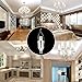 LED Candelabra Bulbs;HAIDEXI new version brighter chip 8 pack LED Candle Bulb E12 9W LED Lights, Chandelier, 80 Watt Light Bulbs Equivalent Incandescent Daylight White 6000k,Flame Tip