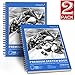 Sketch Book, Magicfly 2 Pack (9X12