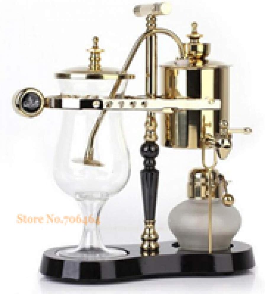 KOUDAG coffee machine gold/silver & black water drop Royal balancing siphon coffee machine/belgium coffee maker syphon vacumm coffee brewer