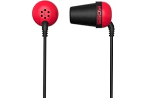 Koss The Plug In-Ear Headphones, Red
