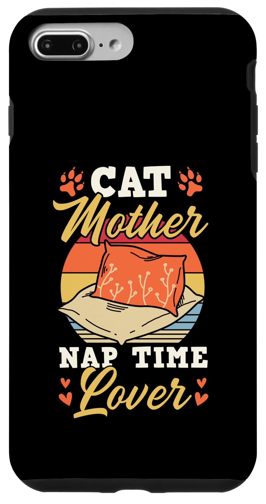 iPhone 7 Plus/8 Plus Cat Mother Nap Time Lover Case