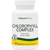Natures Plus Chlorophyll Complex - 90 Vegetarian Capsules - Nutritional Support for General Well-Being - Vegan - 45 Servings