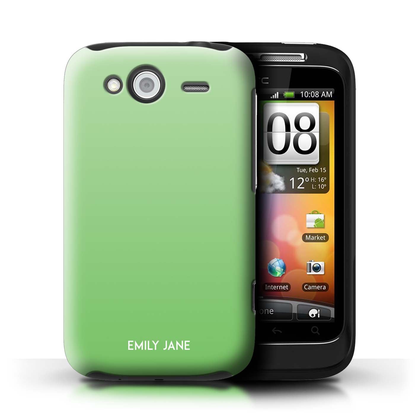 Amazon.com: Personalized Custom Ombre Colours Case for HTC Wildfire S/G13 /  Rose Gold/Pastel Purple Design/Initial/Name/Text DIY Cover: Cell Phones &  ...