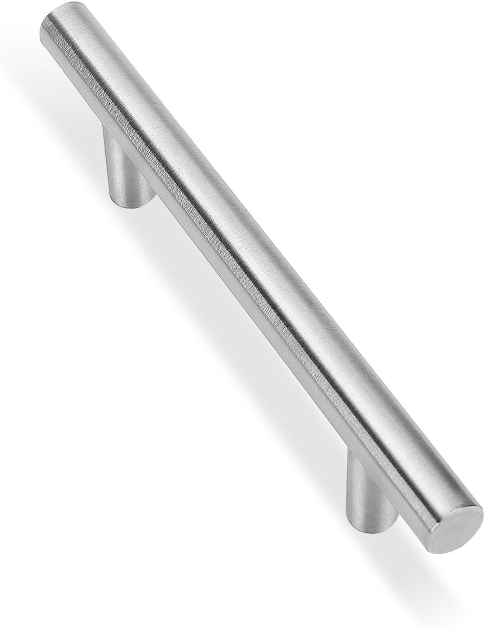 Flexzion 1 Pack 6 Inch Cabinet Door Handles, Stainless Steel Silver Cabinet Handles Brushed Nickel Finish Hardware - Image 3