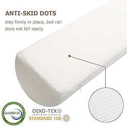 YIHATA Bed Bumpers for Toddlers 2 Pack Bed Rail for