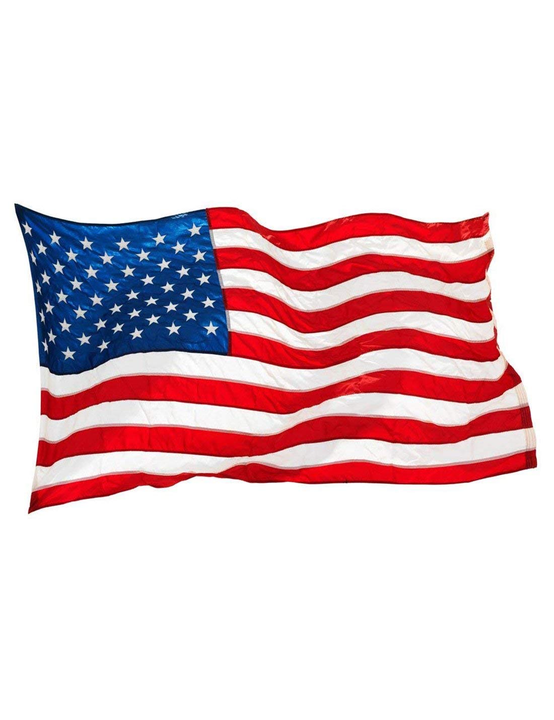 DomeStar USA American Flag Cape Cloak Costume, Wearable Flag with Sleeves Classic Flag, 2 Differents Wearing Methods