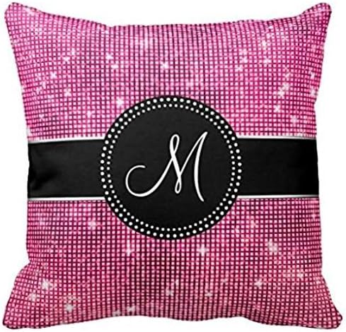 Shiny Sparkles Monogrammed R5642df3d8400495abe6739e686df5685 I5fqz 8byvr Pillow Case
