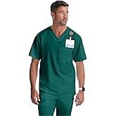 Grey's Anatomy Men's GRT091 Evan Top 2 Pocket V-Neck Scrub Top