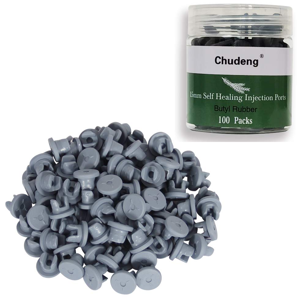 Buy 13mm Vial Rubber StoppersTwo Legs(100 Count) Self Healing