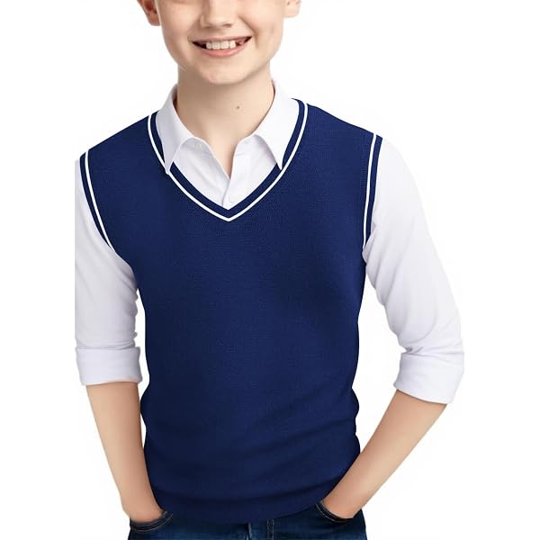Ensemble Enfant 3T : Gilet Navy Crazy 8 + Chemise Bleue The Children's Place - Neuf Avec étiquettes