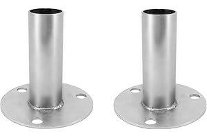 G GOODSZONE GoodsZone Canopy Fittings Kit 1 3/8" Slant roof Shelter Carport Deck Shed Frame Connectors Coupling, 2/Pack (Foot Pads)