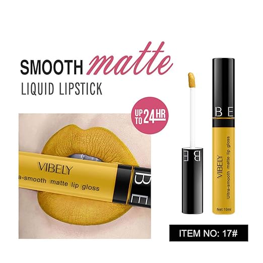 yellow liquid lipstick
