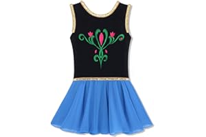 BAOHULU Toddlers Dancing Cosplay Tutu Ballet Leotard for Girls 3-12 Years