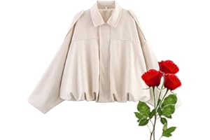 Faux Suede Jacket Women Fall Fashion Lightweight Bomber Jackets, Casual and Comfortable, Street Style