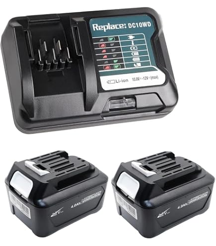 Batterie De Rechange LabTEC BL1041 Pour Outils Makita 12V - 6.0Ah / 6000mAh - Compatible BL1015, BL1021B, BL1041B, Etc. - 9