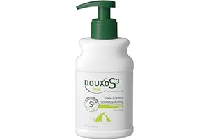 Douxo S3 SEB Shampoo, Contains 0.5% Ophytrium, Odor Control & Seboregulating, for Oily to Flaky Skin, Seborrhea, for Dogs and Cats, 6.7 fl. oz. (200mL)
