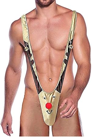 christmas man thong