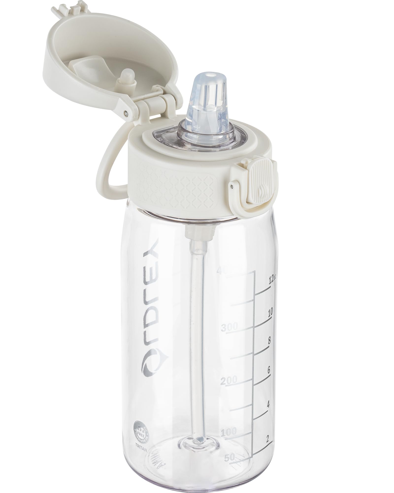 Photo 1 of OLDLEY Kids Water Bottles with Straw 420ml/14oz BPA Free Tritan Water Bottle with Handle Leakproof School Sports Drinking Bottle for Toddler Boys Girls,Transparent