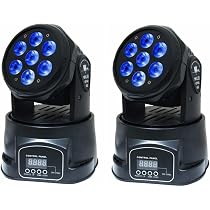 Amazon.com: XPCLEOYZ 2PCS Moving Head Dj Lights,7 x 12W RGBW Stage ...
